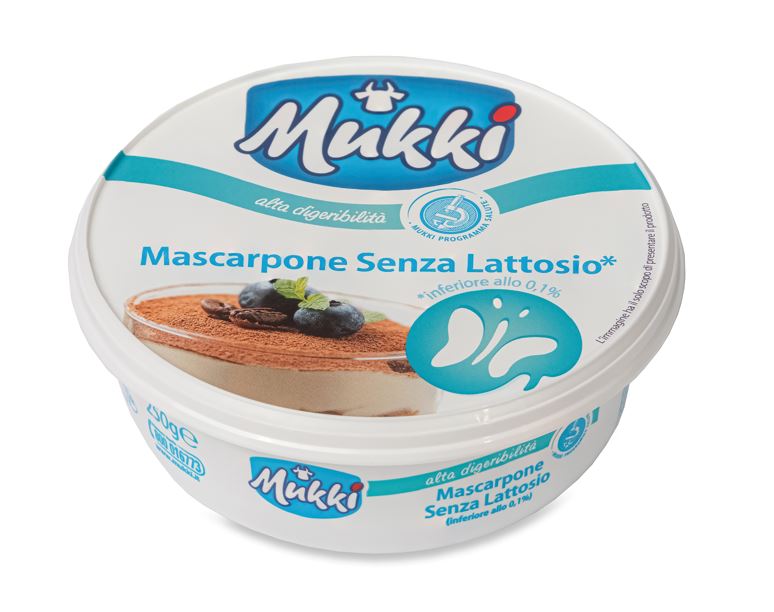 Mascarpone Senza lattosio Alta Digeribilità - Mukki