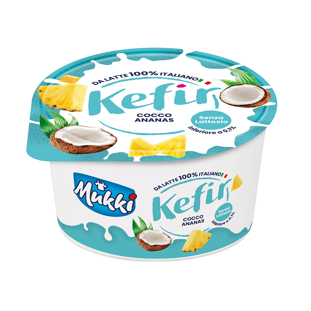 Kefir al cucchiaio cocco ananas